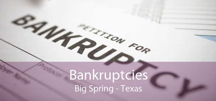 Bankruptcies Big Spring - Texas