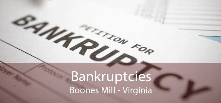 Bankruptcies Boones Mill - Virginia