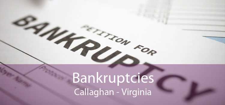Bankruptcies Callaghan - Virginia