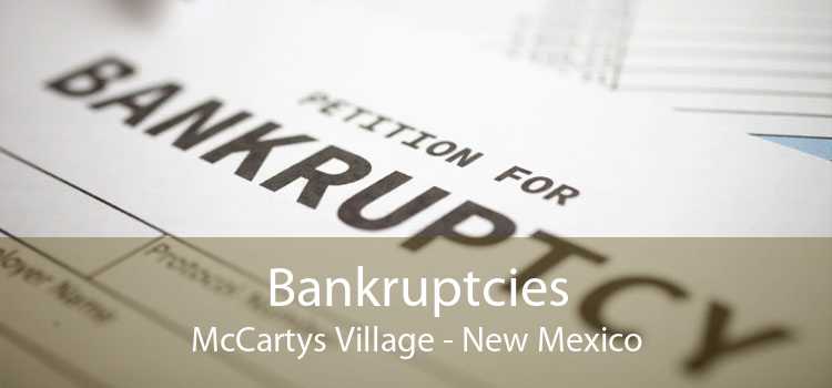 Bankruptcies McCartys Village - New Mexico