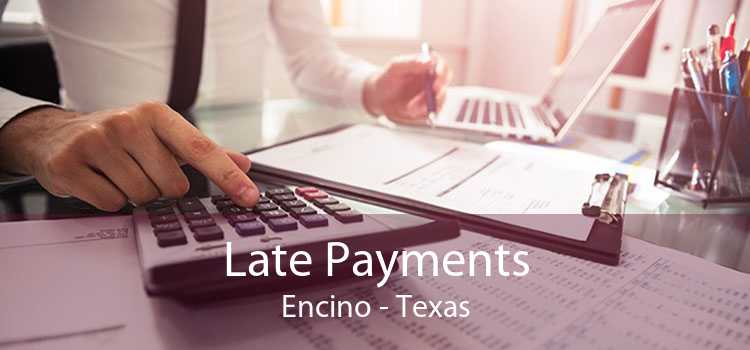 Late Payments Encino - Texas