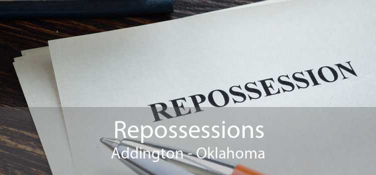 Repossessions Addington - Oklahoma