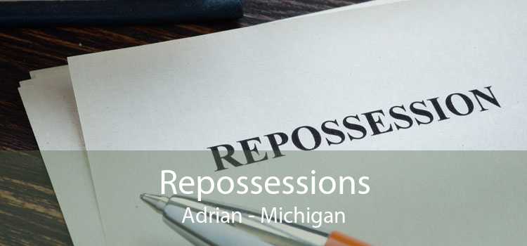 Repossessions Adrian - Michigan