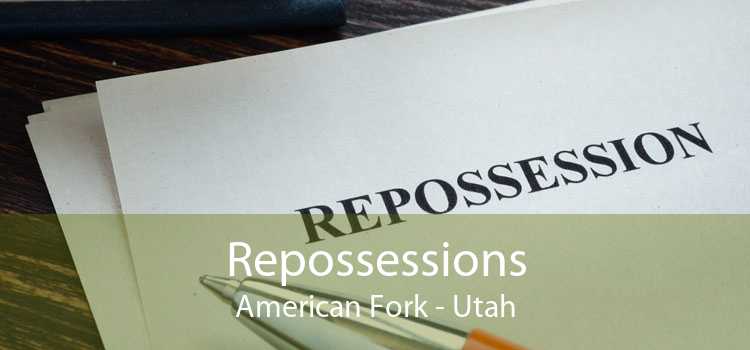 Repossessions American Fork - Utah