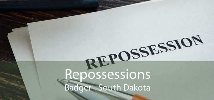 Repossessions Badger - South Dakota