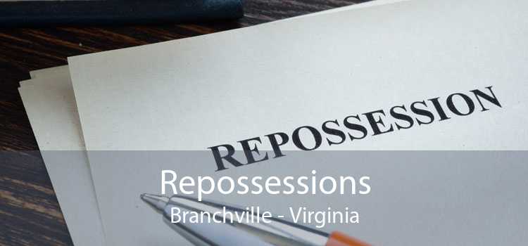 Repossessions Branchville - Virginia