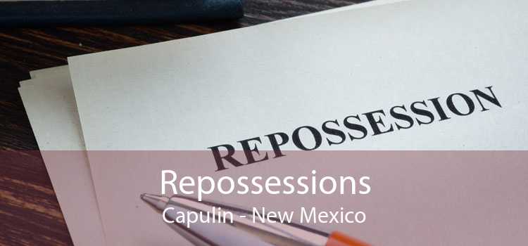 Repossessions Capulin - New Mexico