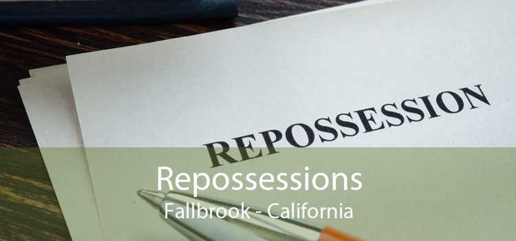 Repossessions Fallbrook - California