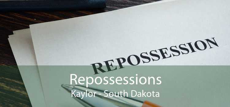Repossessions Kaylor - South Dakota