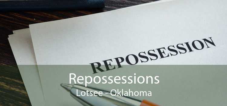 Repossessions Lotsee - Oklahoma