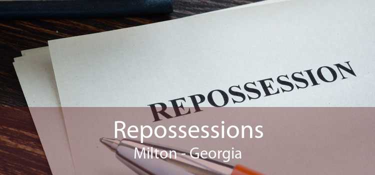 Repossessions Milton - Georgia