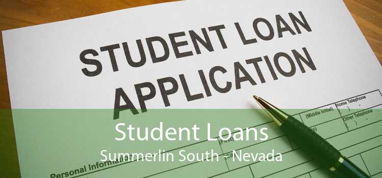 Student Loans Summerlin South - Nevada